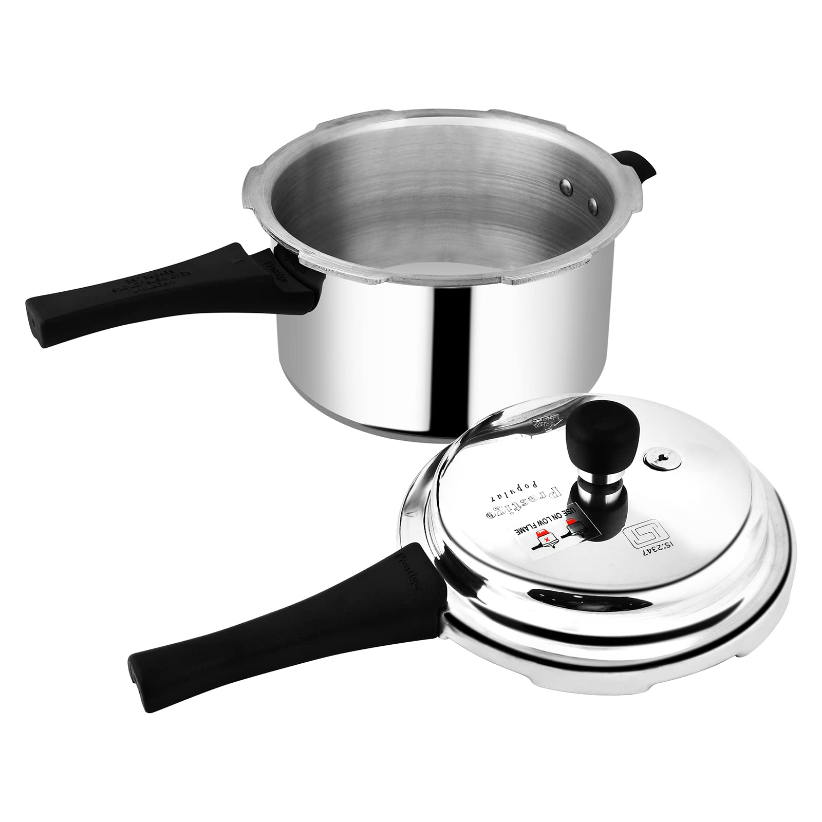 Prestige Popular Pressure Cooker Silver, 3L طنجرة ضغط بوبولار مصنوعة من الالومنيوم من برستيج Prestige Popular Pressure Cooker Silver, 3L طنجرة ضغط بوبولار مصنوعة من الالومنيوم من برستيج